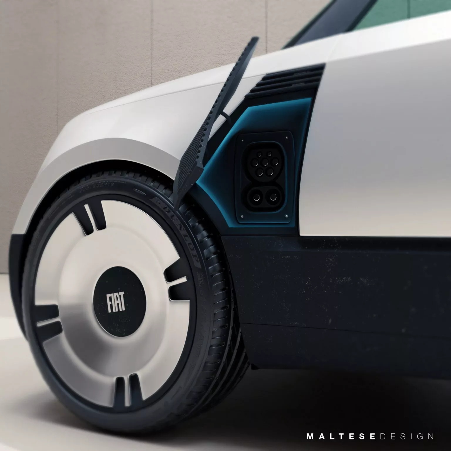 Fiat TooGo: Ένα τρίθυρο ηλεκτρικό Fiat Panda εξοπλισμένο με πατίνι